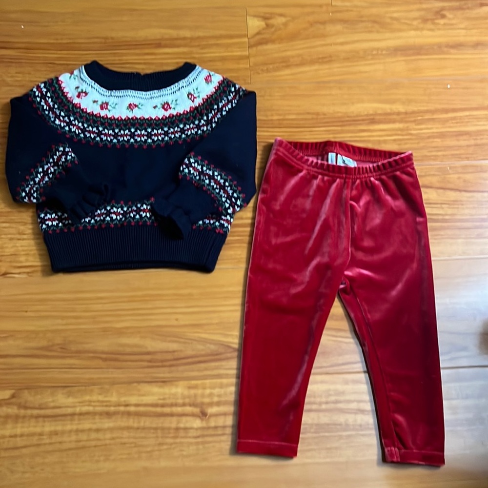 Janie and Jack holiday outfit 12-18 months